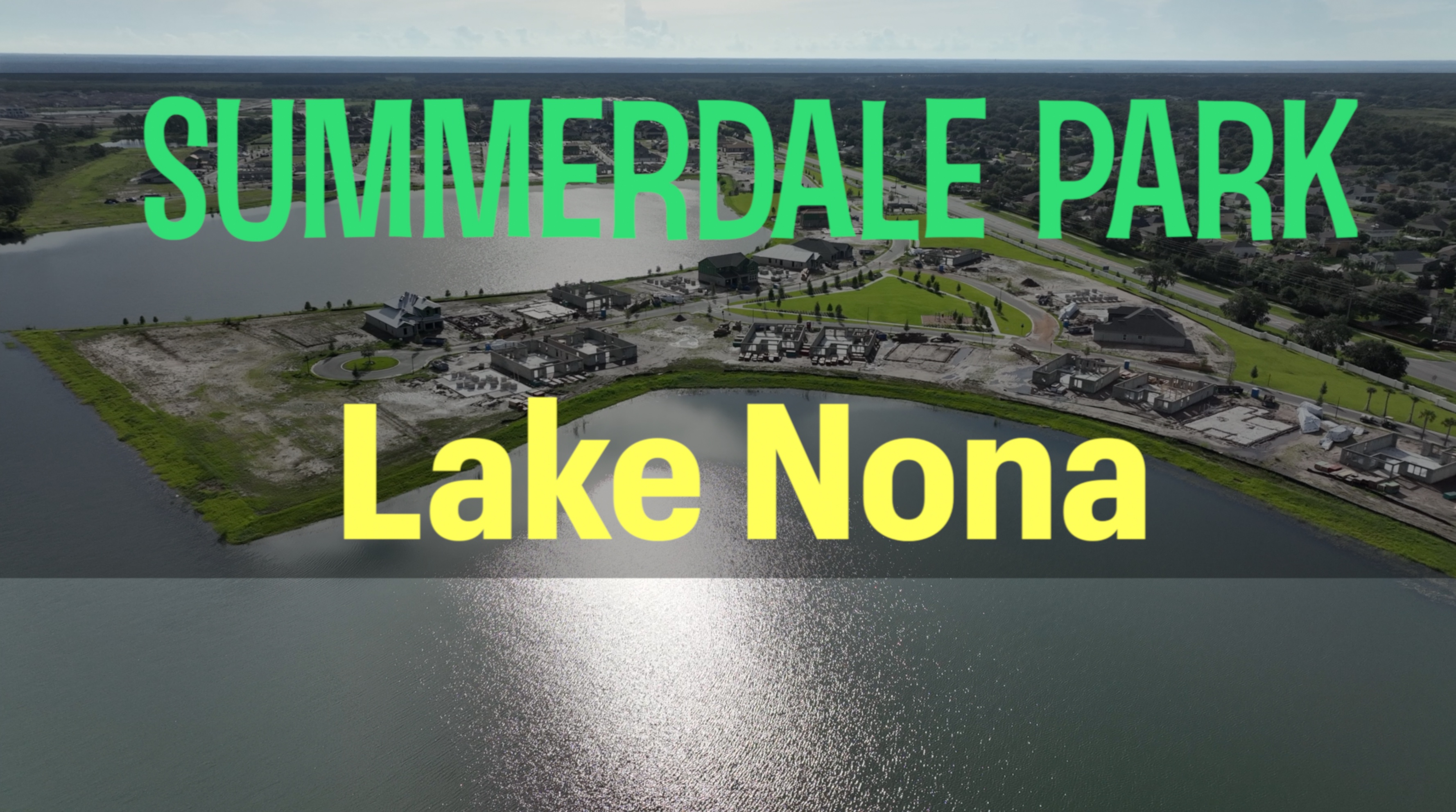 New Homes Lake Nona- Summerdale park